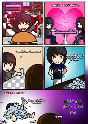 January 2016 (#18) - Honey Lemon Day Comics by RailKill