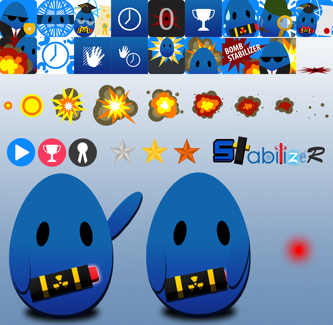 Graphical assets for my first lousy Android game, Stabilizer.