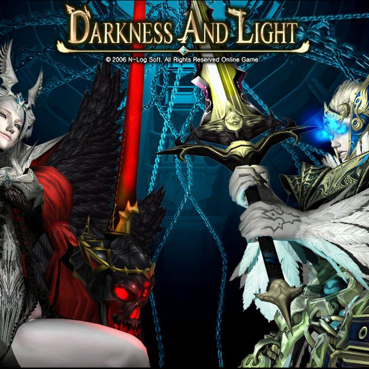 Darkness and Light login image, extracted thanks to my Darkness and Light game file unpacker.