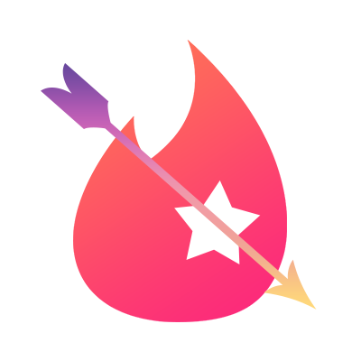 Logo of Pinsey, the Tinder data-mining bot which automates likes and dislikes.